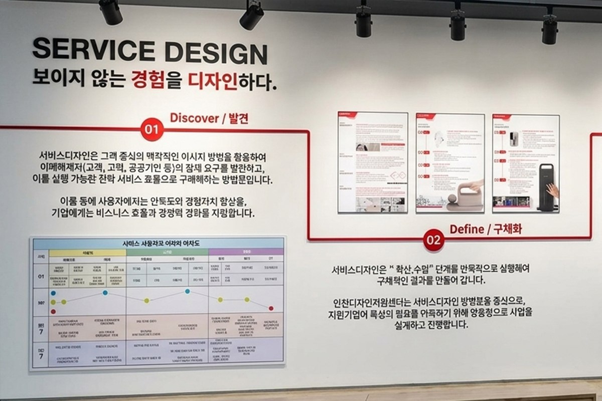 서비스디자인 사례 전시 이미지 1
